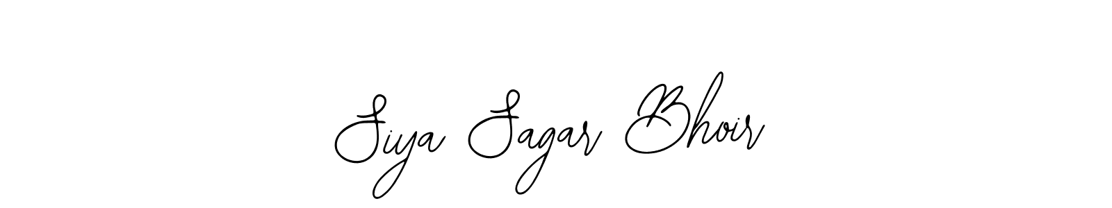 This is the best signature style for the Siya Sagar Bhoir name. Also you like these signature font (Bearetta-2O07w). Mix name signature. Siya Sagar Bhoir signature style 12 images and pictures png