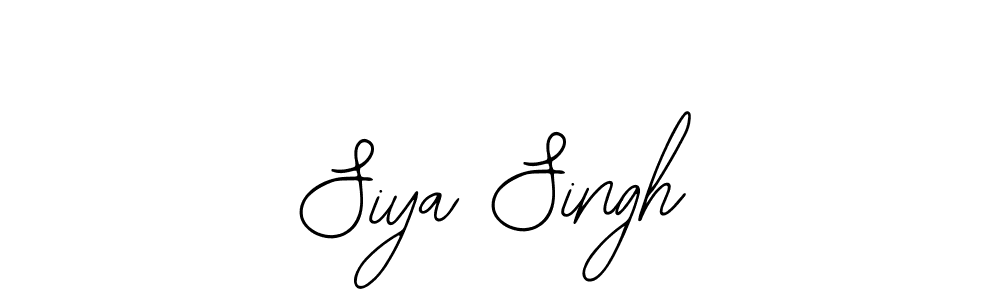 You should practise on your own different ways (Bearetta-2O07w) to write your name (Siya Singh) in signature. don't let someone else do it for you. Siya Singh signature style 12 images and pictures png