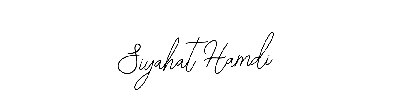 How to Draw Siyahat Hamdi signature style? Bearetta-2O07w is a latest design signature styles for name Siyahat Hamdi. Siyahat Hamdi signature style 12 images and pictures png