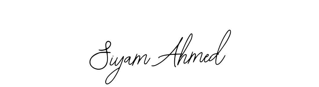 It looks lik you need a new signature style for name Siyam Ahmed. Design unique handwritten (Bearetta-2O07w) signature with our free signature maker in just a few clicks. Siyam Ahmed signature style 12 images and pictures png