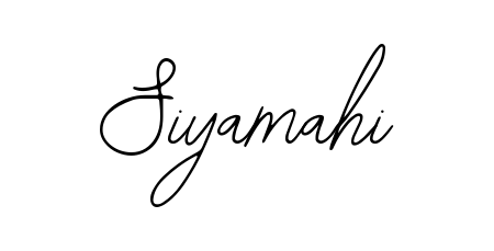 Give your name Siyamahi an exquisite flair with the Bearetta-2O07w script font. Ideal for contracts, resumes, and formal letterheads. Siyamahi signature style 12 images and pictures png