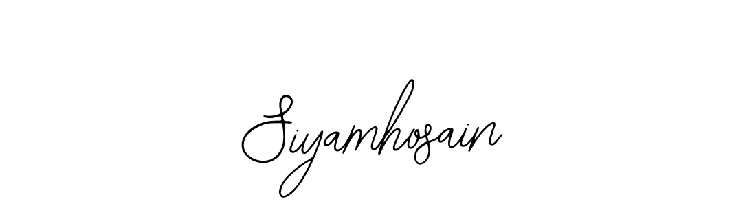 Also we have Siyamhosain name is the best signature style. Create professional handwritten signature collection using Bearetta-2O07w autograph style. Siyamhosain signature style 12 images and pictures png
