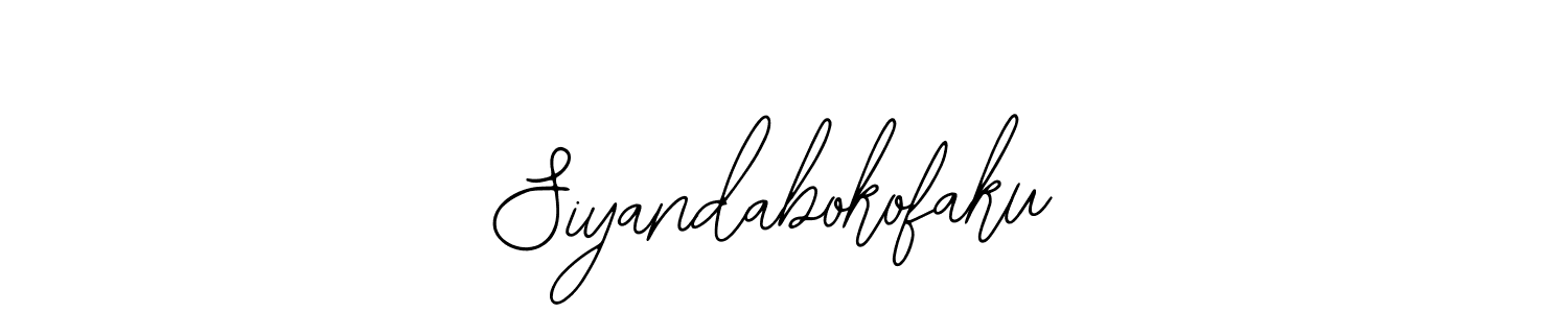 It looks lik you need a new signature style for name Siyandabokofaku. Design unique handwritten (Bearetta-2O07w) signature with our free signature maker in just a few clicks. Siyandabokofaku signature style 12 images and pictures png