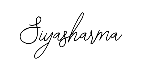 The Bearetta-2O07w handwriting style adds charm and authenticity to name Siyasharma. A wonderful choice for personal thank-you notes. Siyasharma signature style 12 images and pictures png