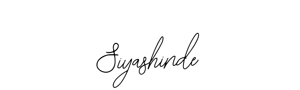 Use a signature maker to create a handwritten signature online. With this signature software, you can design (Bearetta-2O07w) your own signature for name Siyashinde. Siyashinde signature style 12 images and pictures png