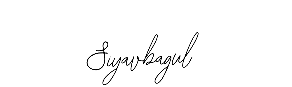 How to make Siyavbagul signature? Bearetta-2O07w is a professional autograph style. Create handwritten signature for Siyavbagul name. Siyavbagul signature style 12 images and pictures png