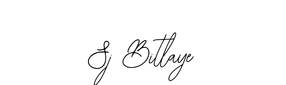 Design your own signature with our free online signature maker. With this signature software, you can create a handwritten (Bearetta-2O07w) signature for name Sj Bitlaye. Sj Bitlaye signature style 12 images and pictures png
