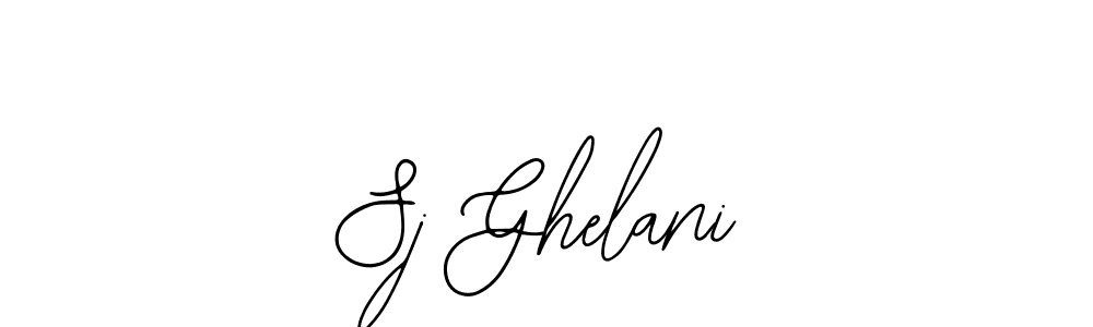 Also we have Sj Ghelani name is the best signature style. Create professional handwritten signature collection using Bearetta-2O07w autograph style. Sj Ghelani signature style 12 images and pictures png