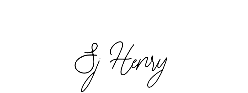 How to make Sj Henry signature? Bearetta-2O07w is a professional autograph style. Create handwritten signature for Sj Henry name. Sj Henry signature style 12 images and pictures png