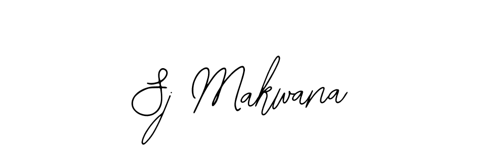 How to Draw Sj Makwana signature style? Bearetta-2O07w is a latest design signature styles for name Sj Makwana. Sj Makwana signature style 12 images and pictures png