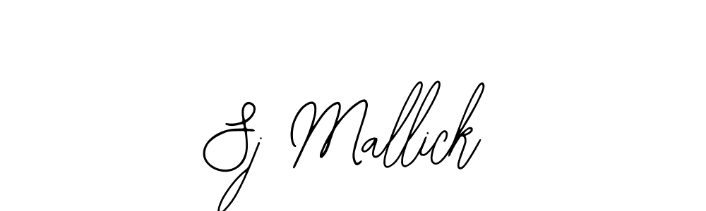 if you are searching for the best signature style for your name Sj Mallick. so please give up your signature search. here we have designed multiple signature styles  using Bearetta-2O07w. Sj Mallick signature style 12 images and pictures png