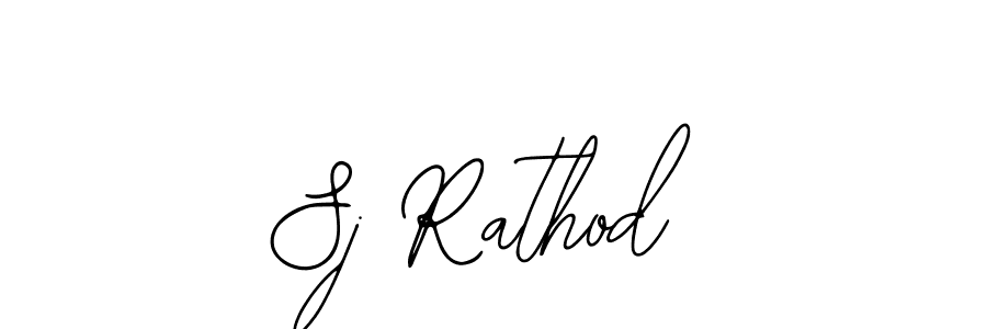 Use a signature maker to create a handwritten signature online. With this signature software, you can design (Bearetta-2O07w) your own signature for name Sj Rathod. Sj Rathod signature style 12 images and pictures png