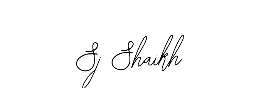 Sj Shaikh stylish signature style. Best Handwritten Sign (Bearetta-2O07w) for my name. Handwritten Signature Collection Ideas for my name Sj Shaikh. Sj Shaikh signature style 12 images and pictures png