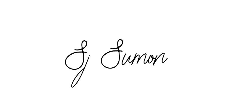 Also we have Sj Sumon name is the best signature style. Create professional handwritten signature collection using Bearetta-2O07w autograph style. Sj Sumon signature style 12 images and pictures png