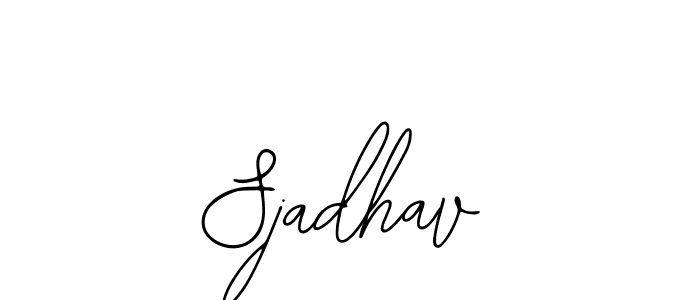 The best way (Bearetta-2O07w) to make a short signature is to pick only two or three words in your name. The name Sjadhav include a total of six letters. For converting this name. Sjadhav signature style 12 images and pictures png