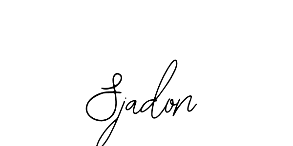 Once you've used our free online signature maker to create your best signature Bearetta-2O07w style, it's time to enjoy all of the benefits that Sjadon name signing documents. Sjadon signature style 12 images and pictures png