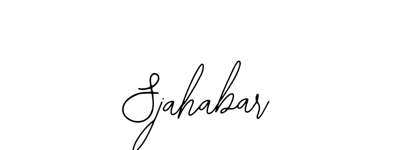 Use a signature maker to create a handwritten signature online. With this signature software, you can design (Bearetta-2O07w) your own signature for name Sjahabar. Sjahabar signature style 12 images and pictures png