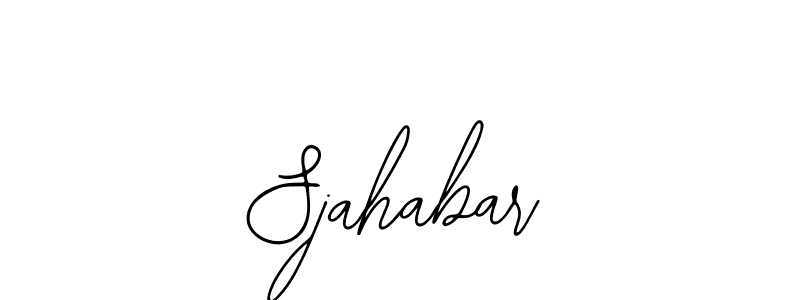 Make a beautiful signature design for name Sjahabar. With this signature (Bearetta-2O07w) style, you can create a handwritten signature for free. Sjahabar signature style 12 images and pictures png