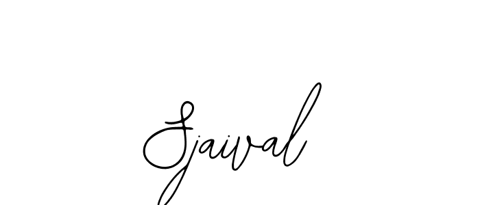 The best way (Bearetta-2O07w) to make a short signature is to pick only two or three words in your name. The name Sjaival include a total of six letters. For converting this name. Sjaival signature style 12 images and pictures png