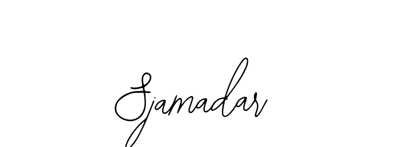 Similarly Bearetta-2O07w is the best handwritten signature design. Signature creator online .You can use it as an online autograph creator for name Sjamadar. Sjamadar signature style 12 images and pictures png