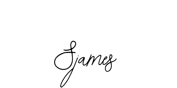 Use a signature maker to create a handwritten signature online. With this signature software, you can design (Bearetta-2O07w) your own signature for name Sjames. Sjames signature style 12 images and pictures png