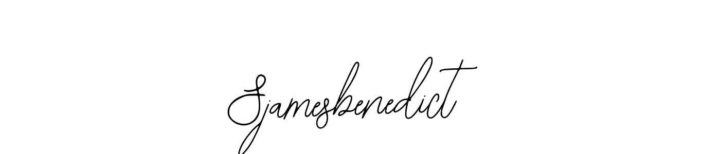 Use a signature maker to create a handwritten signature online. With this signature software, you can design (Bearetta-2O07w) your own signature for name Sjamesbenedict. Sjamesbenedict signature style 12 images and pictures png