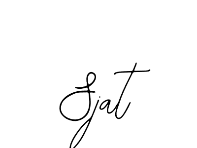 How to Draw Sjat signature style? Bearetta-2O07w is a latest design signature styles for name Sjat. Sjat signature style 12 images and pictures png