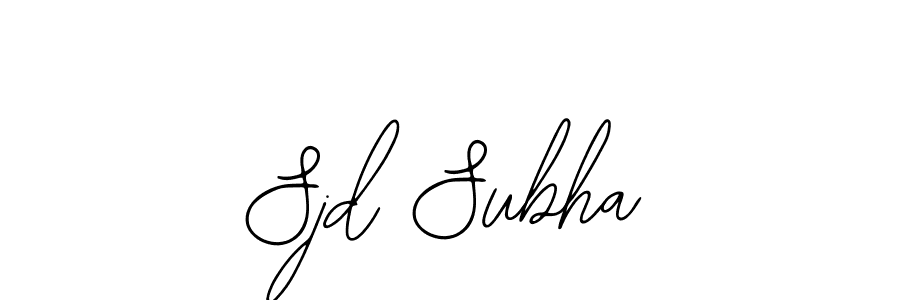 Make a short Sjd Subha signature style. Manage your documents anywhere anytime using Bearetta-2O07w. Create and add eSignatures, submit forms, share and send files easily. Sjd Subha signature style 12 images and pictures png