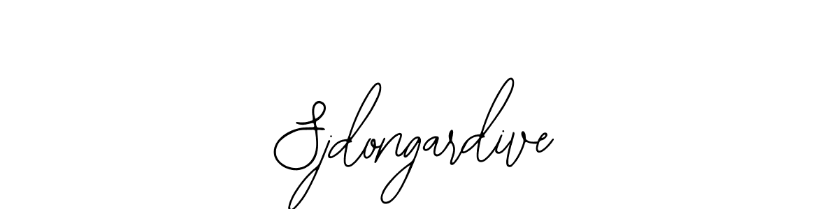 How to make Sjdongardive name signature. Use Bearetta-2O07w style for creating short signs online. This is the latest handwritten sign. Sjdongardive signature style 12 images and pictures png