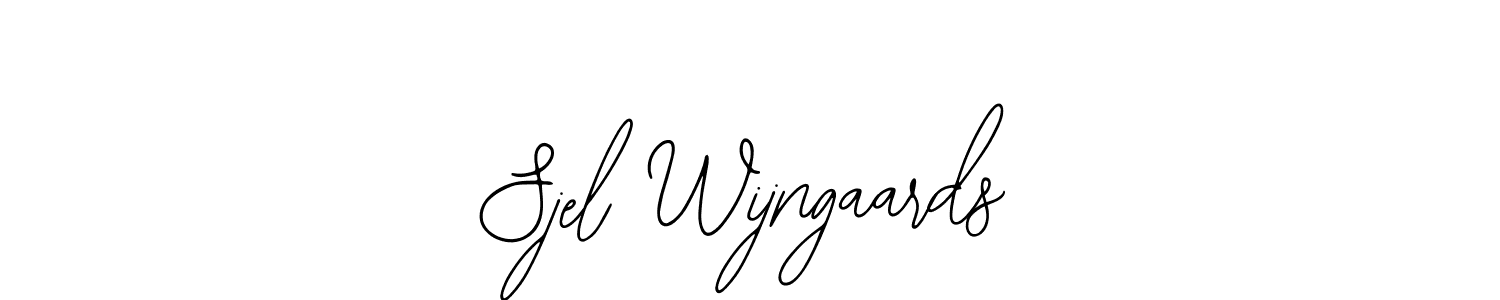 Best and Professional Signature Style for Sjel Wijngaards. Bearetta-2O07w Best Signature Style Collection. Sjel Wijngaards signature style 12 images and pictures png