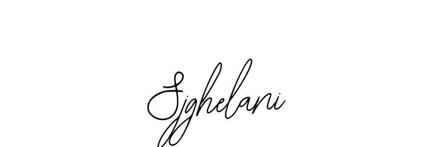 Design your own signature with our free online signature maker. With this signature software, you can create a handwritten (Bearetta-2O07w) signature for name Sjghelani. Sjghelani signature style 12 images and pictures png