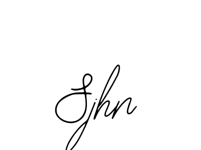 How to make Sjhn name signature. Use Bearetta-2O07w style for creating short signs online. This is the latest handwritten sign. Sjhn signature style 12 images and pictures png
