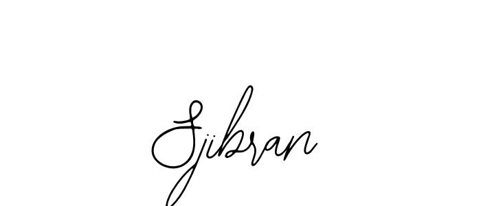 Design your own signature with our free online signature maker. With this signature software, you can create a handwritten (Bearetta-2O07w) signature for name Sjibran. Sjibran signature style 12 images and pictures png