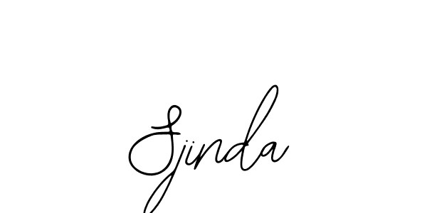 The best way (Bearetta-2O07w) to make a short signature is to pick only two or three words in your name. The name Sjinda include a total of six letters. For converting this name. Sjinda signature style 12 images and pictures png