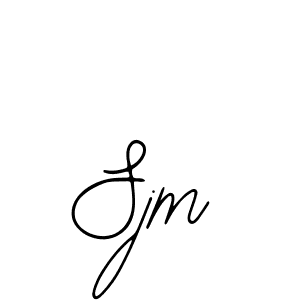 Design your own signature with our free online signature maker. With this signature software, you can create a handwritten (Bearetta-2O07w) signature for name Sjm. Sjm signature style 12 images and pictures png