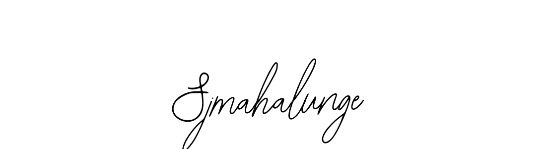 How to Draw Sjmahalunge signature style? Bearetta-2O07w is a latest design signature styles for name Sjmahalunge. Sjmahalunge signature style 12 images and pictures png