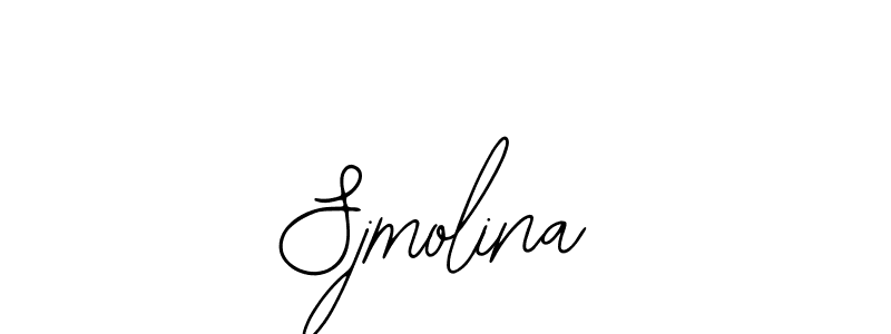 Bearetta-2O07w is a professional signature style that is perfect for those who want to add a touch of class to their signature. It is also a great choice for those who want to make their signature more unique. Get Sjmolina name to fancy signature for free. Sjmolina signature style 12 images and pictures png