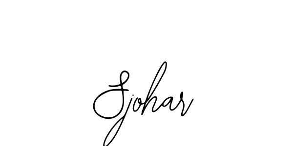 How to make Sjohar name signature. Use Bearetta-2O07w style for creating short signs online. This is the latest handwritten sign. Sjohar signature style 12 images and pictures png