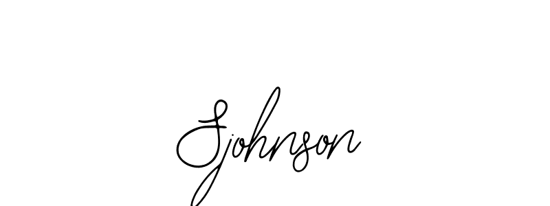 Use a signature maker to create a handwritten signature online. With this signature software, you can design (Bearetta-2O07w) your own signature for name Sjohnson. Sjohnson signature style 12 images and pictures png