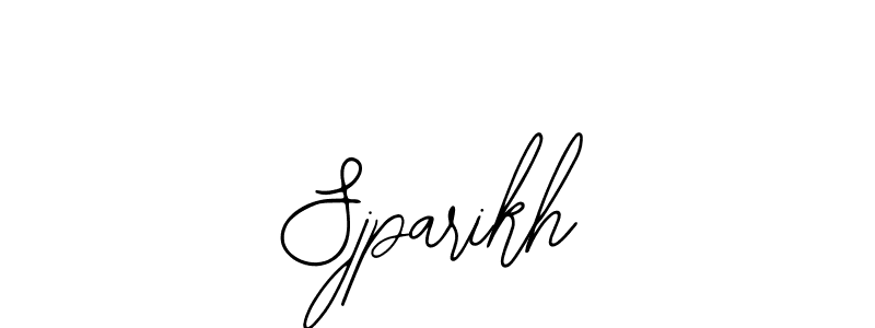 if you are searching for the best signature style for your name Sjparikh. so please give up your signature search. here we have designed multiple signature styles  using Bearetta-2O07w. Sjparikh signature style 12 images and pictures png