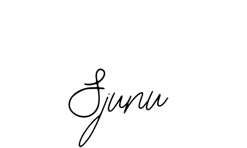 The best way (Bearetta-2O07w) to make a short signature is to pick only two or three words in your name. The name Sjunu include a total of six letters. For converting this name. Sjunu signature style 12 images and pictures png