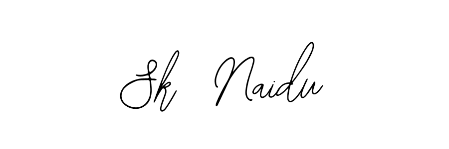 You should practise on your own different ways (Bearetta-2O07w) to write your name (Sk  Naidu) in signature. don't let someone else do it for you. Sk  Naidu signature style 12 images and pictures png