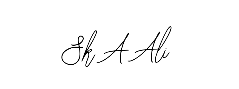 Also we have Sk A Ali name is the best signature style. Create professional handwritten signature collection using Bearetta-2O07w autograph style. Sk A Ali signature style 12 images and pictures png