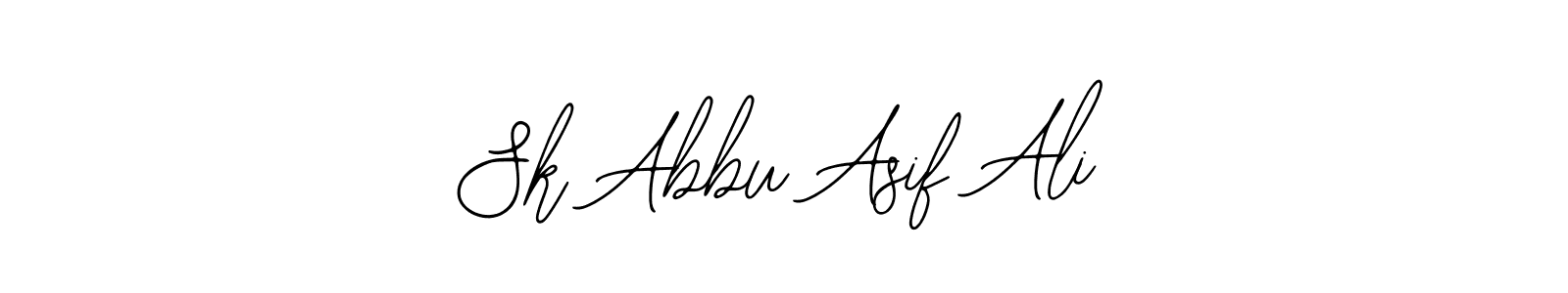 You should practise on your own different ways (Bearetta-2O07w) to write your name (Sk Abbu Asif Ali) in signature. don't let someone else do it for you. Sk Abbu Asif Ali signature style 12 images and pictures png