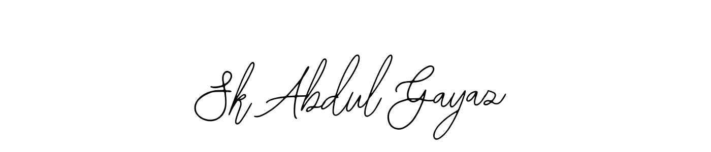 The best way (Bearetta-2O07w) to make a short signature is to pick only two or three words in your name. The name Sk Abdul Gayaz include a total of six letters. For converting this name. Sk Abdul Gayaz signature style 12 images and pictures png