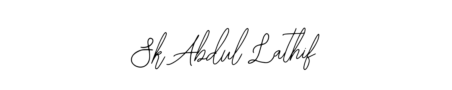 if you are searching for the best signature style for your name Sk Abdul Lathif. so please give up your signature search. here we have designed multiple signature styles  using Bearetta-2O07w. Sk Abdul Lathif signature style 12 images and pictures png