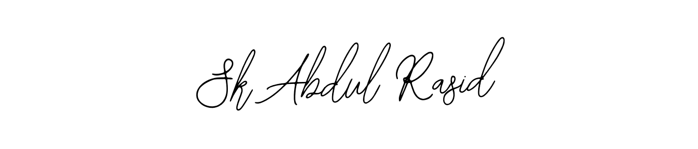 The best way (Bearetta-2O07w) to make a short signature is to pick only two or three words in your name. The name Sk Abdul Rasid include a total of six letters. For converting this name. Sk Abdul Rasid signature style 12 images and pictures png