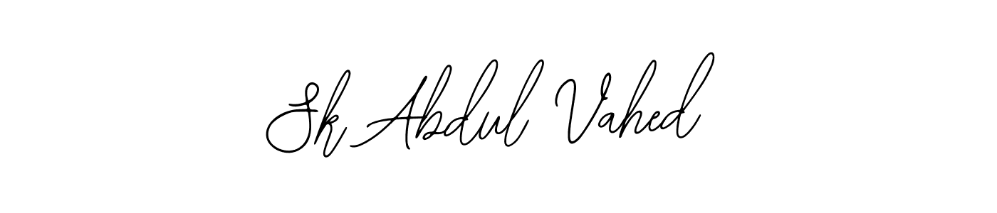 Make a beautiful signature design for name Sk Abdul Vahed. Use this online signature maker to create a handwritten signature for free. Sk Abdul Vahed signature style 12 images and pictures png