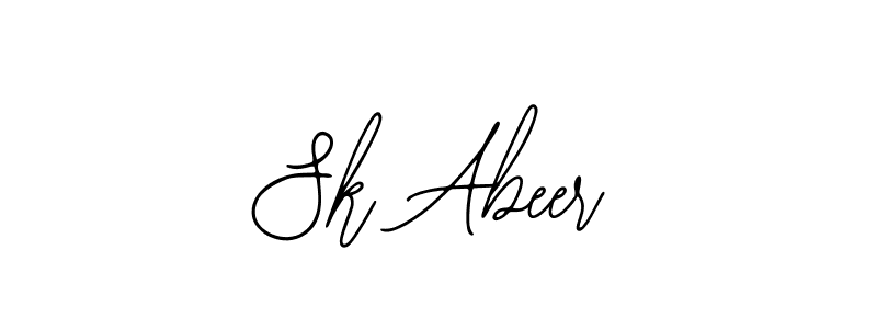 Design your own signature with our free online signature maker. With this signature software, you can create a handwritten (Bearetta-2O07w) signature for name Sk Abeer. Sk Abeer signature style 12 images and pictures png