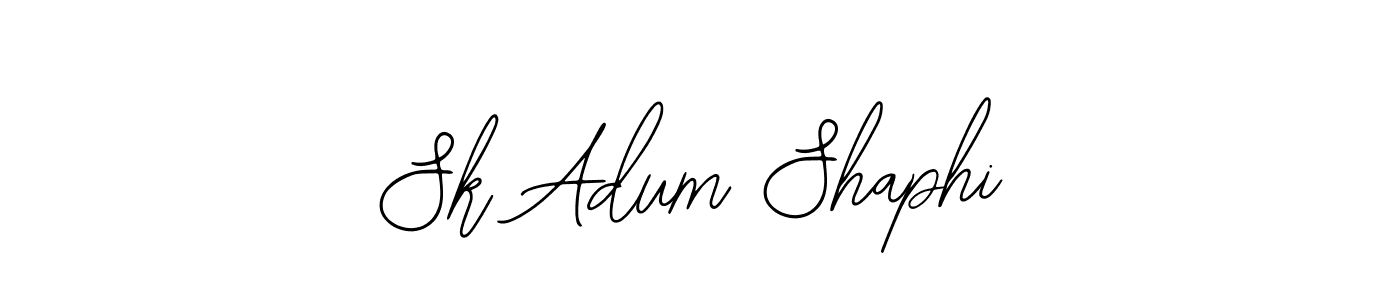 Design your own signature with our free online signature maker. With this signature software, you can create a handwritten (Bearetta-2O07w) signature for name Sk Adum Shaphi. Sk Adum Shaphi signature style 12 images and pictures png